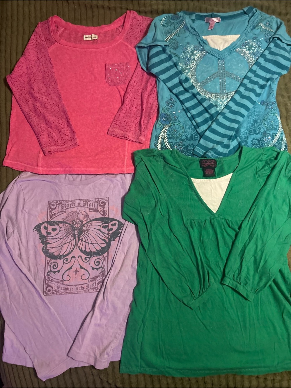 XL Styled Long Sleeve Top for Girls